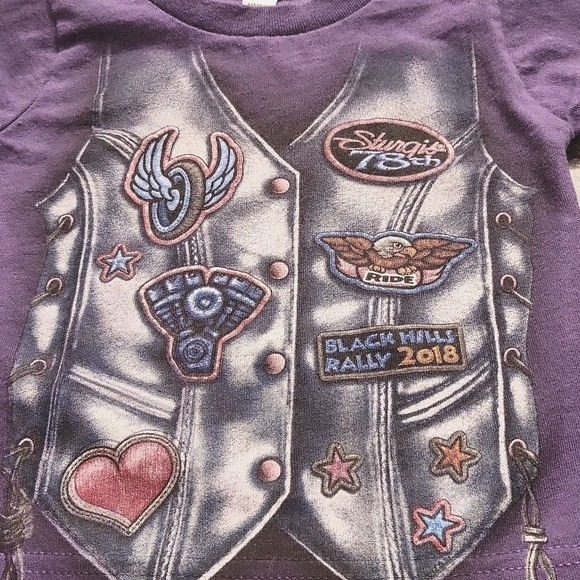Purple Sturgis short sleeve tee shirt - Picture 3 of 3